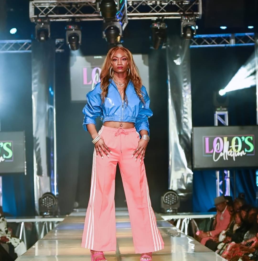 BLUE LICORICE PATEN LEATHER JACKET