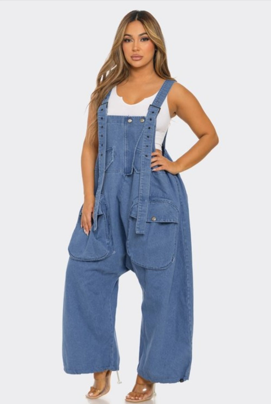 OVERSIZED DENIM JUMPER
