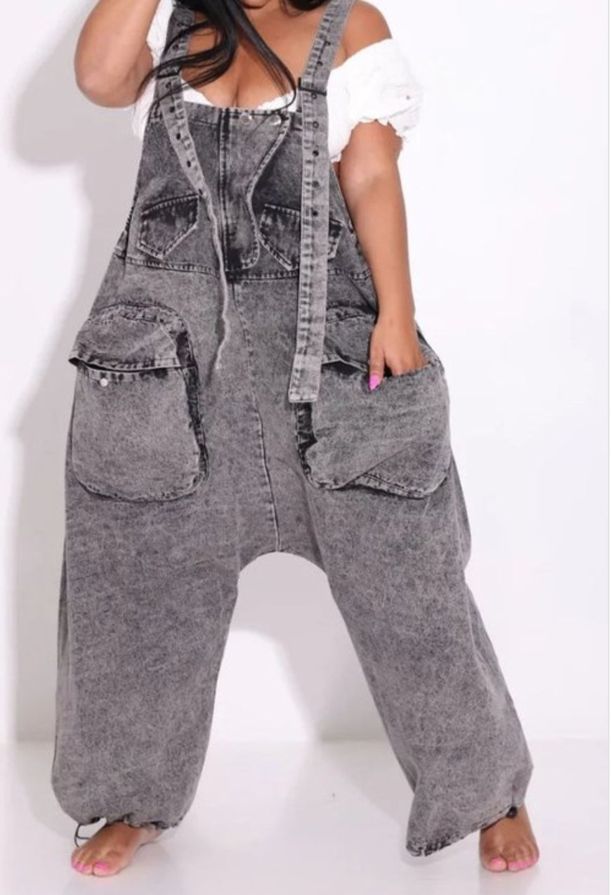 OVERSIZED DENIM JUMPER