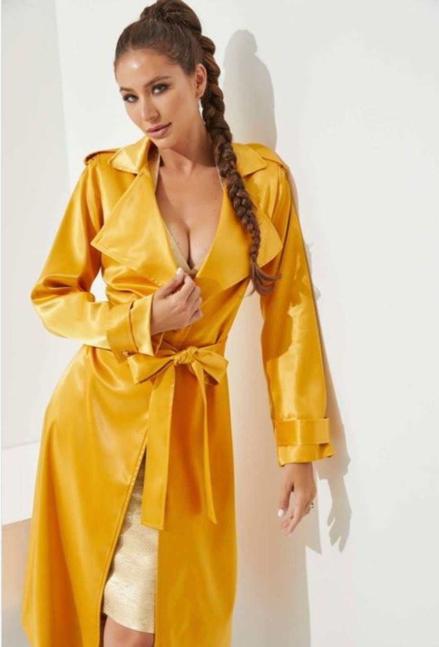 Golden Trench Jacket