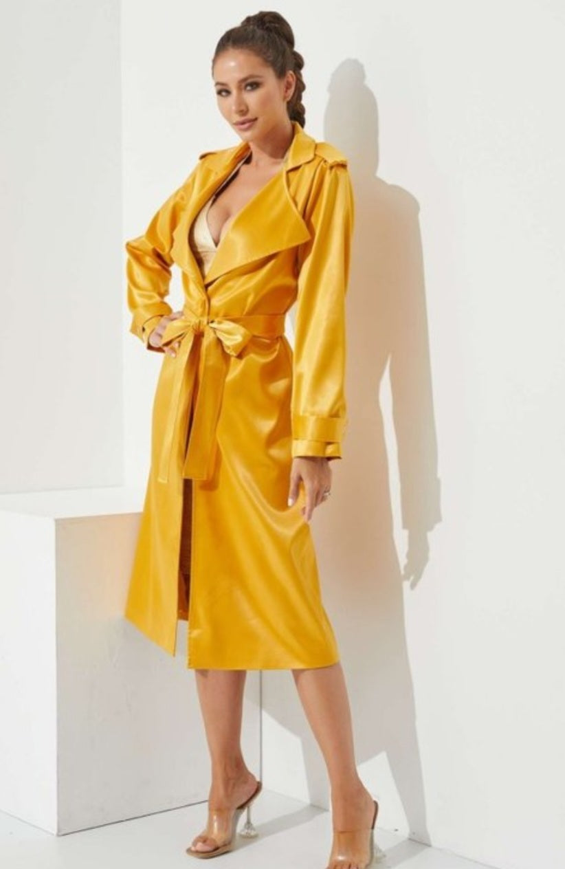 Golden Trench Jacket