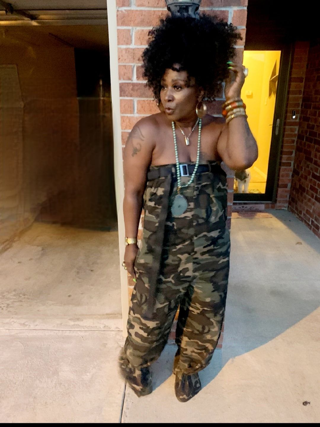 Camo Wide Leg JUMPSUIT