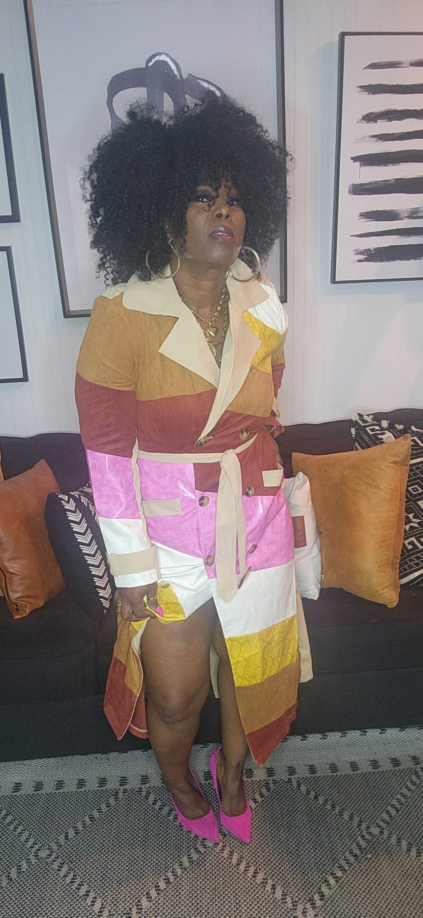 Aunt Viv Trench Jacket Dress