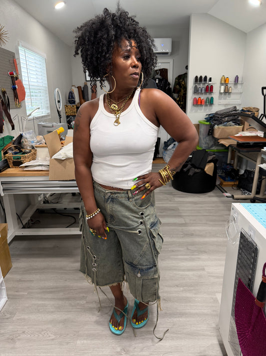 Denim Edgy Jorts
